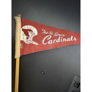 NFL St. Louis Cardinals Felt Mini Pennant Pencil Vintage Retro Football Helmet